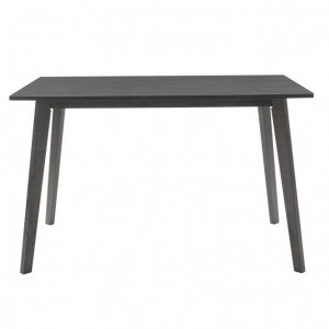 Set Masa si Scaune Benson-Orlean 5 Piese Gri Rustic 120x75x75 cm - Img 5