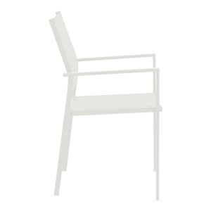 Set Masa si Scaune de Gradina, 3 Piese, Model Valor-Confidence, Alb, D60x70 cm - Img 7