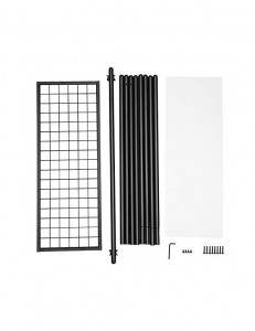 Suport pentru umerase, Songmics, Negru, HSR23BK, 92 x 33 x 153 cm - Img 6