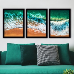 Tablou, 3 bucati 3SC31 Multicolor 35x45 cm - Img 1