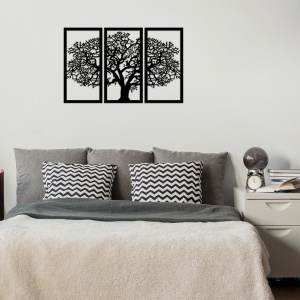 Tablou din lemn si metal Agac Negru 66x105 cm - Img 4