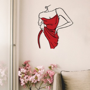 Tablou metalic Natalie Multicolor 56x70 cm - Img 2