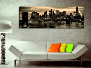 Tablou PC011 Multicolor 30x80x3 cm - Img 2