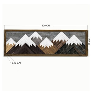 Tablou TAH024 Multicolor 35x120 cm - Img 4