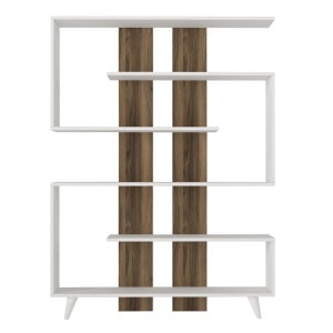 Bibliotecă Rain Alb 120x162x20 cm - Img 5