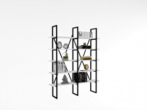 Biblioteca Salvador, Model Kinali, Alb/Negru - Img 2