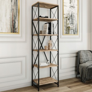 Bibliotecă Suadiye Verde 50x180x30 cm - Img 1