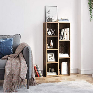 Biblioteca Vasagle, Model Oliver, 50x24x106 cm, Antic - Img 3