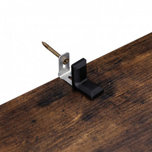 Biblioteca Vasagle, Model Reese, 70x24x190,5 cm, Maro Rustic - Img 6