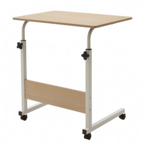 Birou ajustabil Pako World, model Piper, 60x69-90x40 cm, Stejar/Alb - Img 2