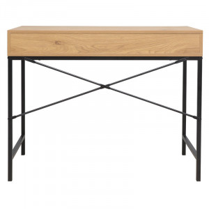 Birou Taco natural - negru 95x48x76cm - Img 3
