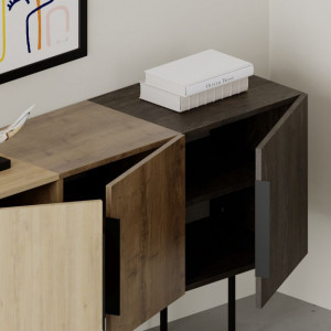Bufet Estella Walnut 150x42x79 cm - Img 5
