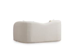 Canapea 2 locuri Asos Crem 170x76x75 cm - Img 5