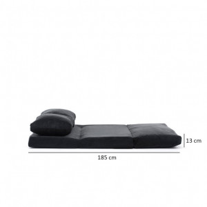 Canapea Extensibila, 2 Locuri Taida Black - Img 4