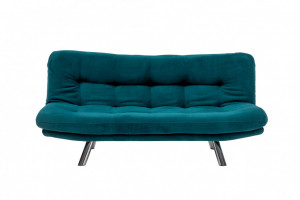 Canapea Extensibila, 3 Locuri Misa Small Sofabed Petrol Verde - Img 3