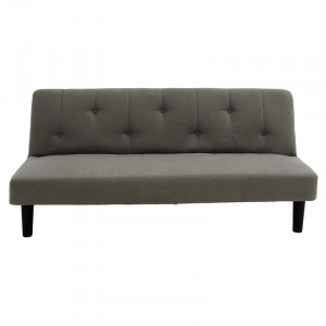Canapea extensibila Breathe material textil antracit 167x77x73 cm - Img 3