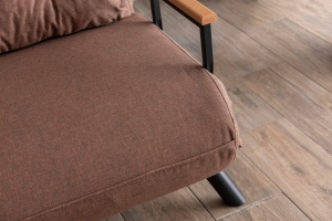 Canapea extensibilă cu 2 locuri Sando Maro deschis 175x133x41 cm - Img 7