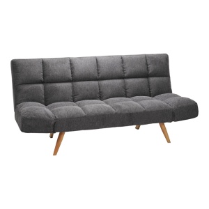 Canapea Extensibila Freddo, antracit, 3 locuri, 181x81x86 cm