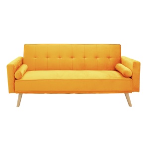 Canapea Extensibila Success, galben, 3 locuri, 190x80x84 cm - Img 4
