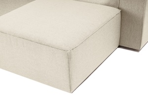 Colțar dreapta Fora Ecru 296x185x66 cm - Img 16