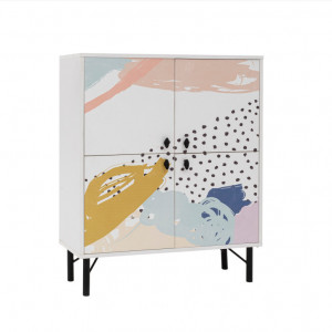 Comoda Model Dot, Multicolor, 95x36x111 cm - Img 6