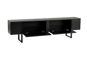 Comoda TV Model Serenity, Lemn Negru/Negru - Img 7