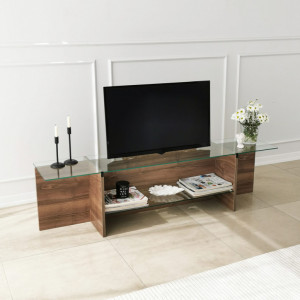 Comoda TV Salvador, Model Escape, 158x40x35 cm, Nuc - Img 2
