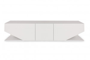 Comoda TV Salvador, Model İnci, 180x40x30 cm, Alb - Img 8