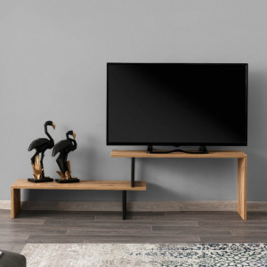 Comoda TV Salvador, Model Ovit, 153x44x30 cm, Pin - Img 3