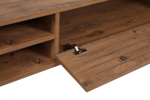 Comoda TV Salvador, Model Safir, 160x35x40 cm, Pin atlantic - Img 12