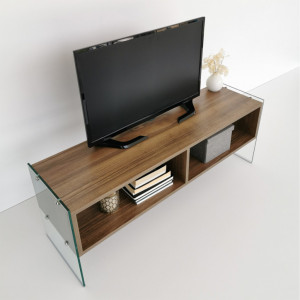 Comoda TV Salvador, Model TV404, 120x45x35 cm, Nuc - Img 3