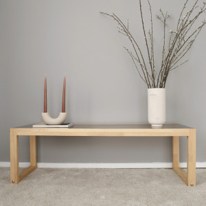 Comoda TV Salvador, Model Via, 130x40x40 cm, Natural - Img 2