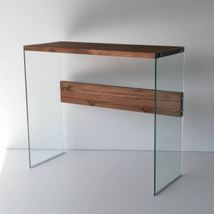 Consola Model Niagara, Nuc/Transparent, 91x37x80 cm - Img 6