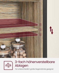 Consola Vasagle Turcoaz 100x33x80 cm - Img 6