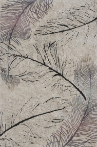 Covor BOHO, Model 59EME, Crem/Gri 80x150 cm, 3210 gr/mp - Img 4