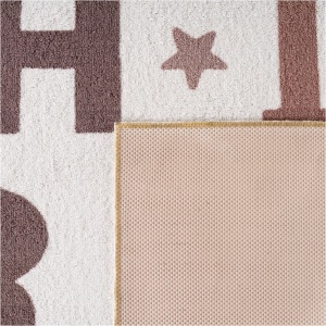 Covor Copii Coco Letter World Crem, 200 x 290 cm - Img 3