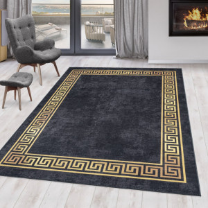 Covor Fiesta Negru V2 80x150 cm - Img 1