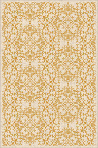 Covor Modern, Iris Element, Auriu, 80x150, 1800 gr/mp - Img 1