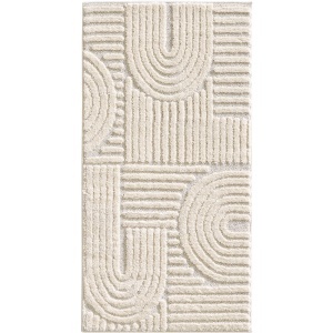 Covor tip Traversa VivaDeco Art V1, 80 x 150 cm, Crem, 100% Polipropilena, Fir 8 mm, 1900 g/mp, OEKO-TEX Standard 100 - Img 8
