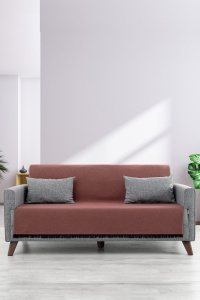 Cuvertura pentru Canapea Model Lalin 200 Tile Red - Img 2