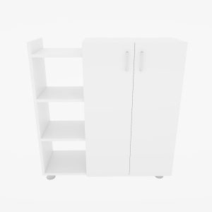 Dulap de pantofi Asus Alb 90x95x29.6 cm - Img 6