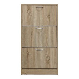 Dulap de pantofi Savaz, sonoma, 60x24x114 cm - Img 5