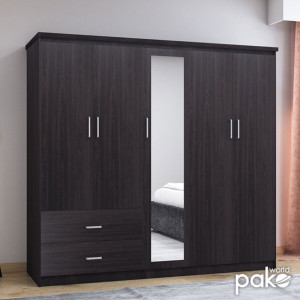 Dulap haine Model Olympus, Wenge, 198x57x183 cm - Img 3
