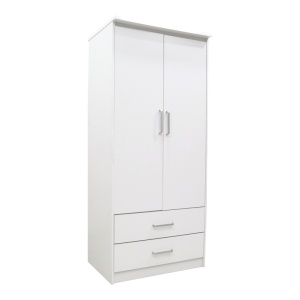 Dulap haine Olympus, alb, 81x57x183 cm
