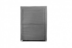 Dulap haine textil Model Bez, Gri , 102x45x146 cm - Img 2
