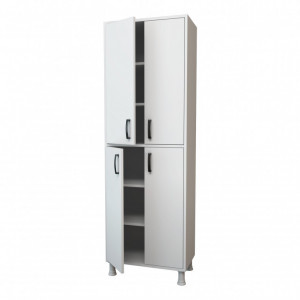 Dulap multifunctional Model M4-1103, Alb, 62.6x35.8x191 cm - Img 6
