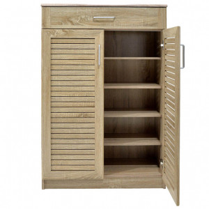 Dulap Pantofi Model Lilith, Stejar sonoma, 80x37x123 cm - Img 5