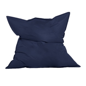 Fotoliu de Grădină tip Bean Bag Model Giant Pillow 140x180, Albastru închis - Img 6