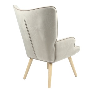 Fotoliu Model Fluffy V3, Bej/Natur, 75x69x96 cm - Img 2