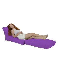 Fotoliu puf de gradina Siesta Violet 180x55x40 cm - Img 8